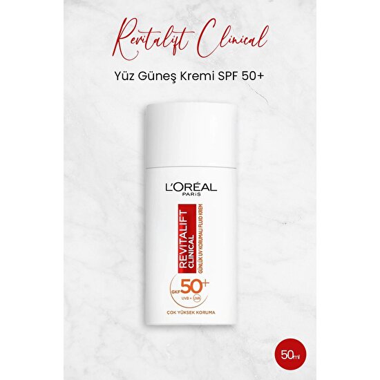 L'Oréal Paris Loreal Paris Revitalift Clinical Spf 50+ Yüz Güneş Kremi 50 ml
