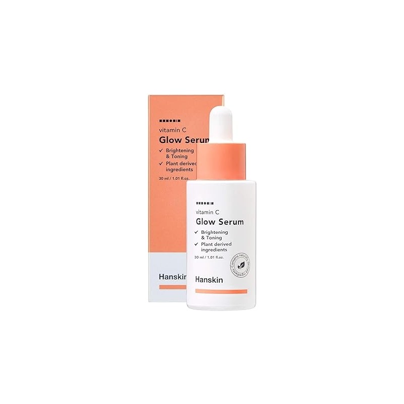 Hanskin Vitamin C Glow Serum- C Vitaminli Aydınlatıcı Serum/%10 Askorbik Asit /Leke Giderici 30ml