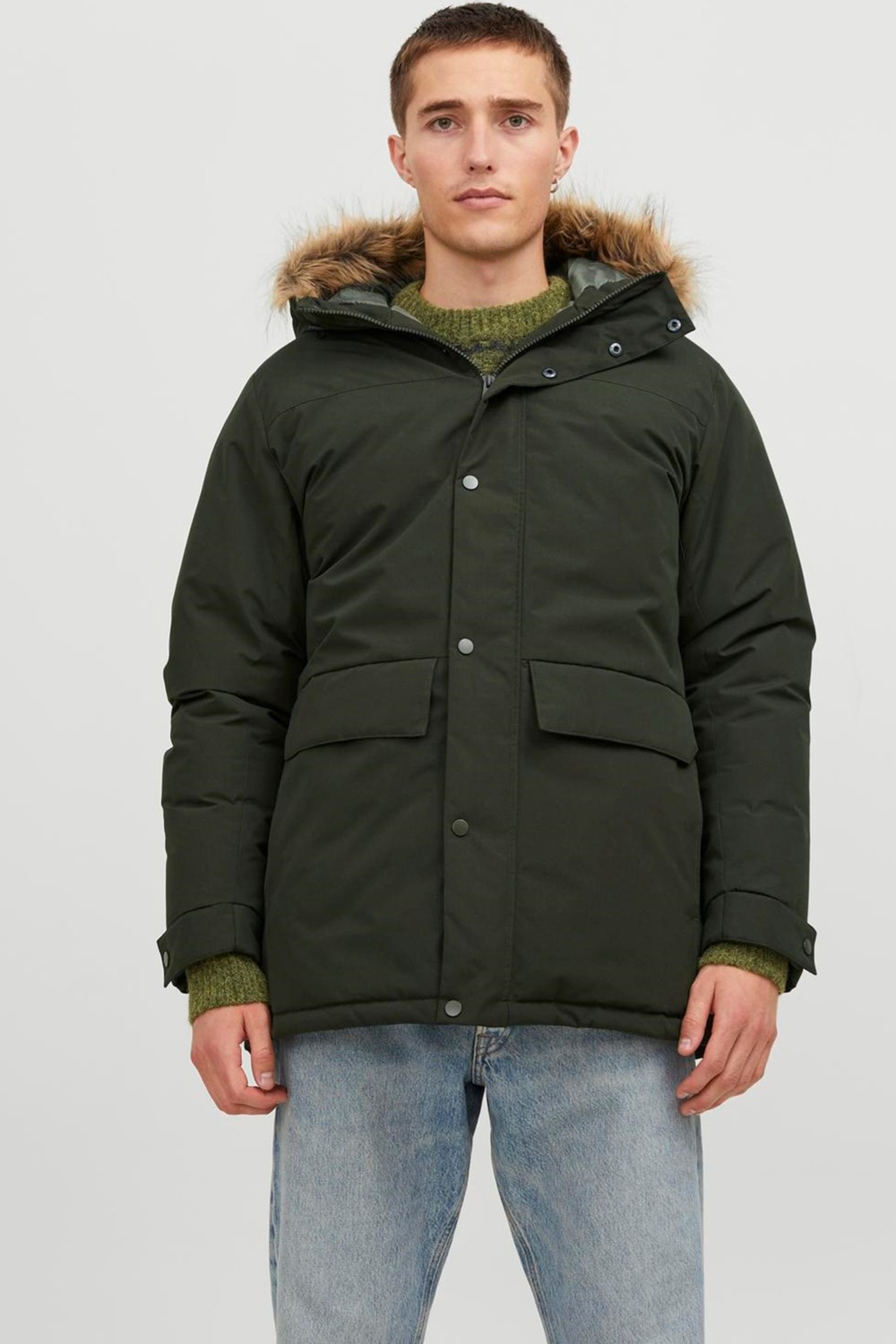 Jack & Jones Erkek Haki Ceket ( Model Kodu : 12236096 )