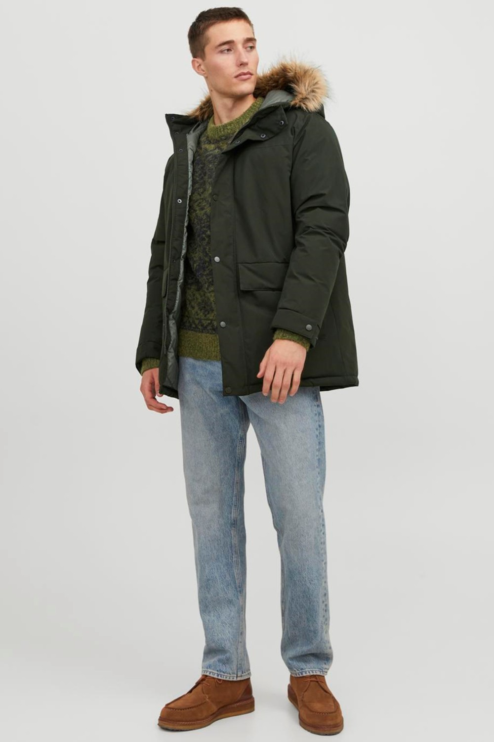 Jack & Jones Erkek Haki Ceket ( Model Kodu : 12236096 ) görsel 3