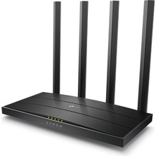 TP-Link Archer A6, AC1200 Mbps, MU-MIMO, 4 Gigabit LAN Bağlantı Noktası, Beamforming, WPA3, Access Point Modu, Ebeveyn Denetimleri, Dual-Band Wi-Fi 5 Router