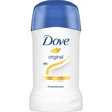 Dove Kadın Stick Deodorant Original 1/4 Nemlendirici Krem Etkili 40 g