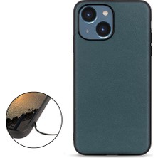 Forestl Digital Iphone 15 Plus Slim Fit Orijinal Inek Deri+Tpu Mobil Kapak Şok Geçirmez Telefon Vaka-Yeşil (Yurt Dışından)