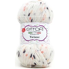 Etrofil Twister / Beyaz Siyah Krem / SE221