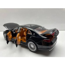 Hepsilazım Diecast,metal Araba Mercedes S600 1:22 Kaput Bagaj Açılır Çek Bırak Model Araba Sesli Işıklı