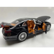 Hepsilazım Diecast,metal Araba Mercedes S600 1:22 Kaput Bagaj Açılır Çek Bırak Model Araba Sesli Işıklı