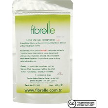 Fibrelle Ultra Stevialı Tatlandırıcı 100 gr