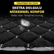 Torpedo Tay Tüyü Cepli & Terletmez Oto Koltuk Minder Seti - Koltuk Koruma Kılıfı - Ön ve Arka Koltuk Minder Set