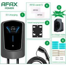 Afax 22KW Elektrikli Araç Şarj Istasyonu