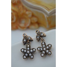 Stoneage Myosotis Çiçeği Küpe