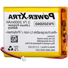 Power-Xtra PX505060  3.7V 2000 Mah Li-Polymer Pil  Devreli-Soketli