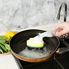Breeze Ağır Hizmet Bulaşık Çubuğu Süngeri Yedek Başlık Mutfak Lavabo Temizleme Bulaşık Süngeri - 10 Adet (Yurt Dışından)