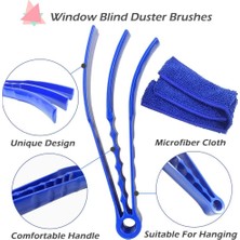 Breeze Esinti Pencere Kör Silgi Fırçası 2 Paket Klima Panjur Için 6 Mikrofiber Kollu Kör Temizleme Araçları Toz Toplayıcı Temizlik Bezi Aracı (Yurt Dışından)