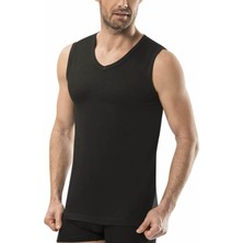 Yıldız 124 Erkek Modal Süper Ince V Yaka Sıfır Kol Atlet Tekli