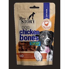 New Story Dog Chicken Bones Tavuk Etli Köpek Ödülü Yumuşak, Atıştırmalık 80 gr