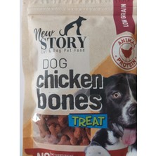 New Story Dog Chicken Bones Tavuk Etli Köpek Ödülü Yumuşak, Atıştırmalık 80 gr