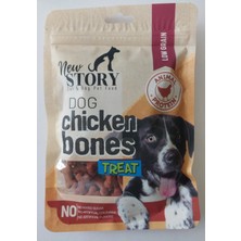 New Story Dog Chicken Bones Tavuk Etli Köpek Ödülü Yumuşak, Atıştırmalık 80 gr