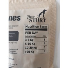 New Story Dog Lamb Bones Kuzu Etli Köpek Ödülü Yumuşak, Atıştırmalık 80 gr