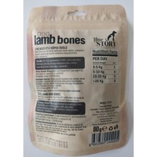 New Story Dog Lamb Bones Kuzu Etli Köpek Ödülü Yumuşak, Atıştırmalık 80 gr