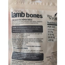 New Story Dog Lamb Bones Kuzu Etli Köpek Ödülü Yumuşak, Atıştırmalık 80 gr