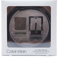 Calvın Kleın Erkek 4 In 1 Kemer 11CK020025-BLACK-BROWN