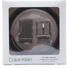 Calvın Kleın Erkek 4 In 1 Kemer 11CK010010-BLACK-BROWN