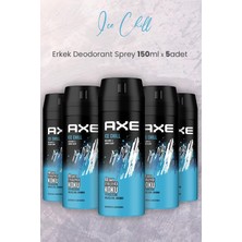 Axe Ice Chill Erkek Deodorant Sprey 150 ml x 5 Adet
