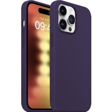 Buff iPhone 15 Pro Rubber Fit Kılıf Purple