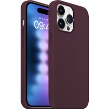 Buff iPhone 15 Pro Max Rubber Fit Kılıf Wine Red