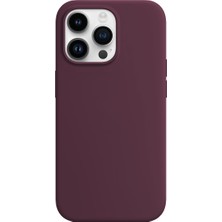 Buff iPhone 15 Pro Max Rubber Fit Kılıf Wine Red