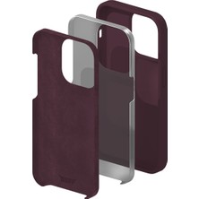 Buff iPhone 15 Pro Max Rubber Fit Kılıf Wine Red