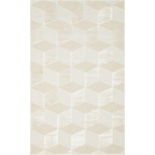 Eko Halı Zenıth Znt 05 Cream Yumuşak Dokulu Natural Yün ve Viskon Ile Üretilen Şık Modern Makine Dokuması Halı