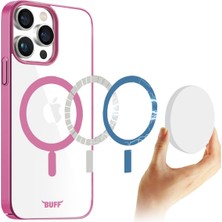 Buff iPhone 15 Pro Magsafe Slim Fit Kılıf Pink