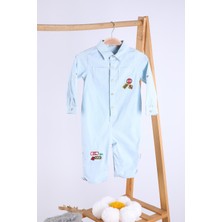 Babyhola Kot Kumaş Kız Erkek Bebek Tulum 12304