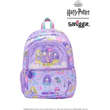 Smiggle Kız Çocuk Harry Potter Baskılı Sedefli Mor Okul Çantası