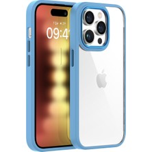 Buff iPhone 15 Pro New Air Bumper Kılıf Sierra Blue