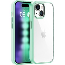 Buff iPhone 15 Plus New Air Bumper Kılıf Light Green