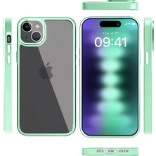 Buff iPhone 15 Plus New Air Bumper Kılıf Light Green