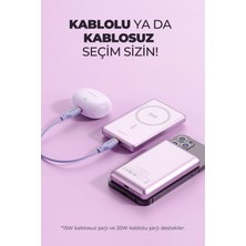 Havit 10000MAH Magsafe Manyetik Kablosuz Powerbank Ultra Ince 20W, Iphone Uyumlu