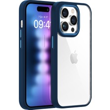 Buff iPhone 15 Pro Max New Air Bumper Kılıf Blue