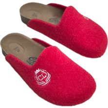 Kafkaslar  Kadın Erkek Keçe Kumaş Tam Ortopedik Kışlık Ses Yapmaz Ev Terliği