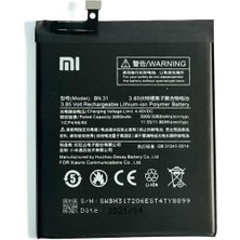 GMR Xiaomi Mi A1 (BN31) Batarya Pil