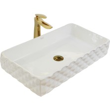 Paluci Leonardo Plus White Dikdörtgen Lavabo