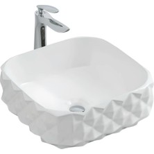 Paluci Leonardo White Kare Lavabo