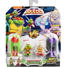 Akedo Tmnt S1 2’li Paket 15241 Raphael Vs Kraang