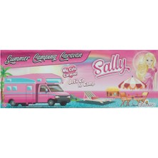 Sally Karavan Kamp Seri̇si̇ Fi̇gürlü Oyun Seti̇ Koyu Pembe