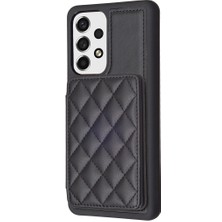 Hello-U Samsung Galaxy A13 Kart Tutucusu Kickstand Pu Deri Kaplamalı Tpu Kapak Telefon Kılıfı (Yurt Dışından)