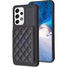 Hello-U Samsung Galaxy A13 Kart Tutucusu Kickstand Pu Deri Kaplamalı Tpu Kapak Telefon Kılıfı (Yurt Dışından)