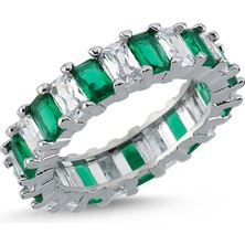 Merano Design Tres Yeşil Yüzük