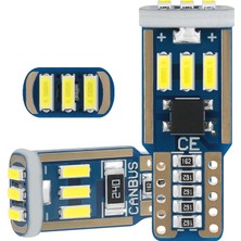 Space Dekoratif LED Ampul T10-24SMD 12 V Beyaz 2'li